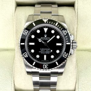 2014 Rolex Submariner 40mm 114060 Stainless Steel Black Dial for sale