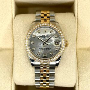 Rolex Lady Datejust 31mm 178383 Two-Tone Jubilee MOP Diamond Dial for sale