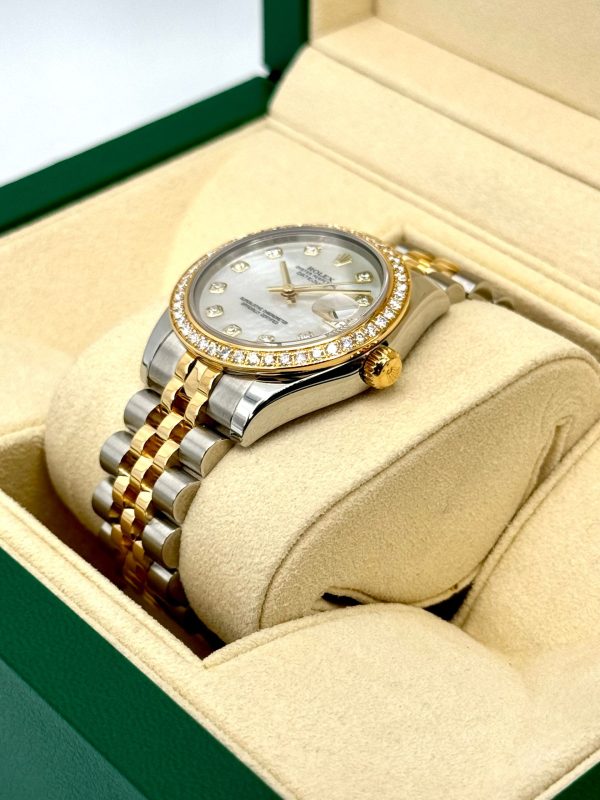 Rolex Lady Datejust 31mm 178383 Two-Tone Jubilee MOP Diamond Dial for sale