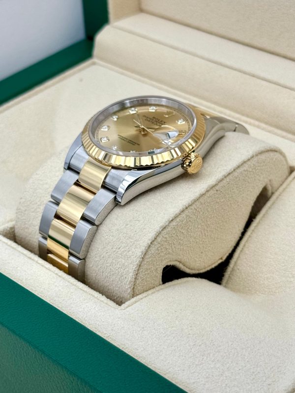 2024 Rolex Datejust 36mm 126233 Two-Tone Champagne Diamond Dial (Unworn) for sale