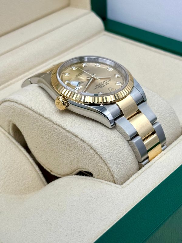2024 Rolex Datejust 36mm 126233 Two-Tone Champagne Diamond Dial (Unworn) for sale