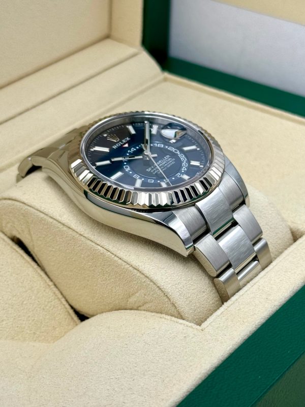 2020 Sky-Dweller 42mm 326934 Stainless Steel Oyster Blue Dial for sale