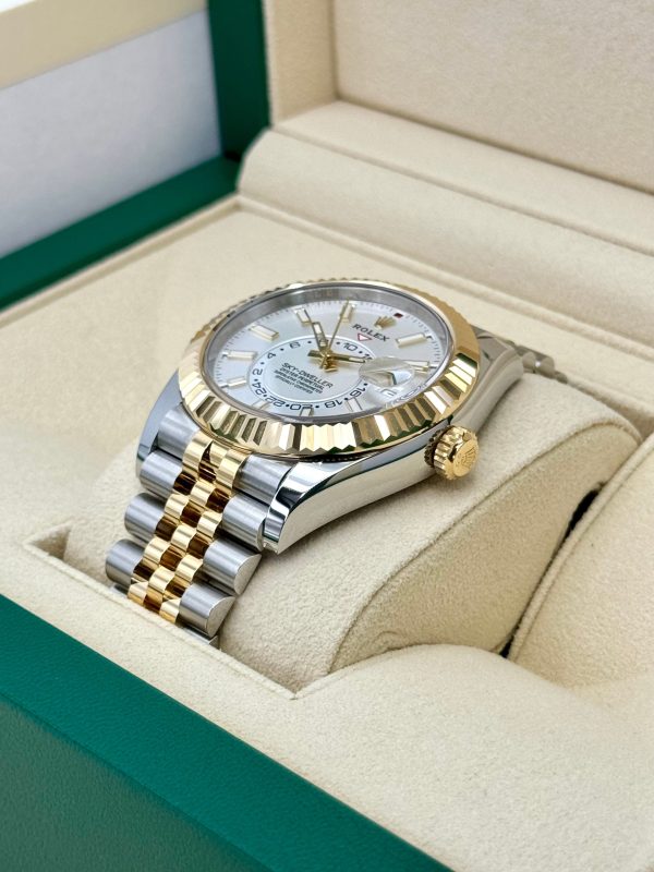 2024 Rolex Sky-Dweller 42mm 336933 Two-Tone Jubilee White Dial (Unworn) for sale