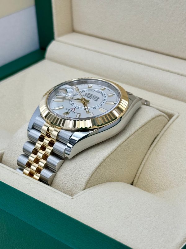 2024 Rolex Sky-Dweller 42mm 336933 Two-Tone Jubilee White Dial (Unworn) for sale