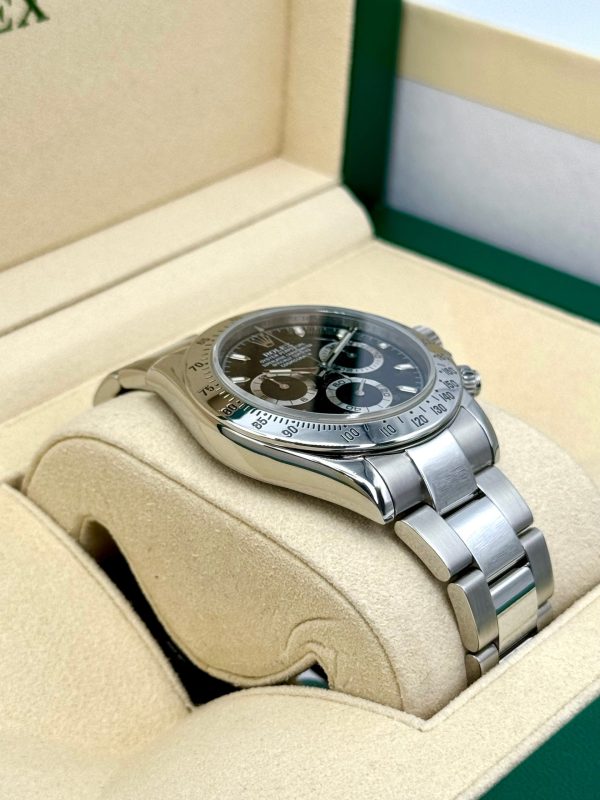 2015 Rolex Daytona 40mm 116520 Stainless Steel Black Dial for sale