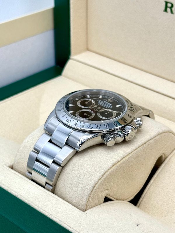 2015 Rolex Daytona 40mm 116520 Stainless Steel Black Dial for sale