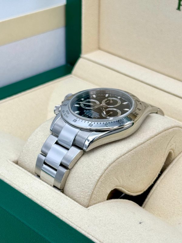 2015 Rolex Daytona 40mm 116520 Stainless Steel Black Dial for sale