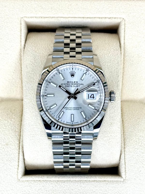 2024 Rolex Datejust 36mm 126234 Stainless Steel Jubilee Silver Dial (Unworn) for sale