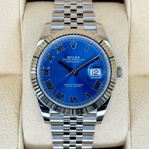 2024 Rolex Datejust 41mm 126334 Jubilee Blue Roman Numeral Dial (Unworn) for sale