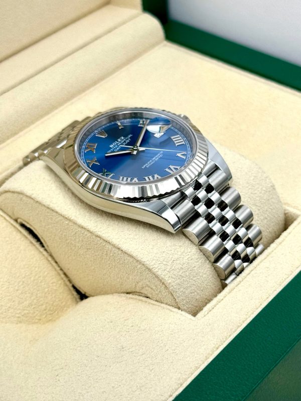 2024 Rolex Datejust 41mm 126334 Jubilee Blue Roman Numeral Dial (Unworn) for sale