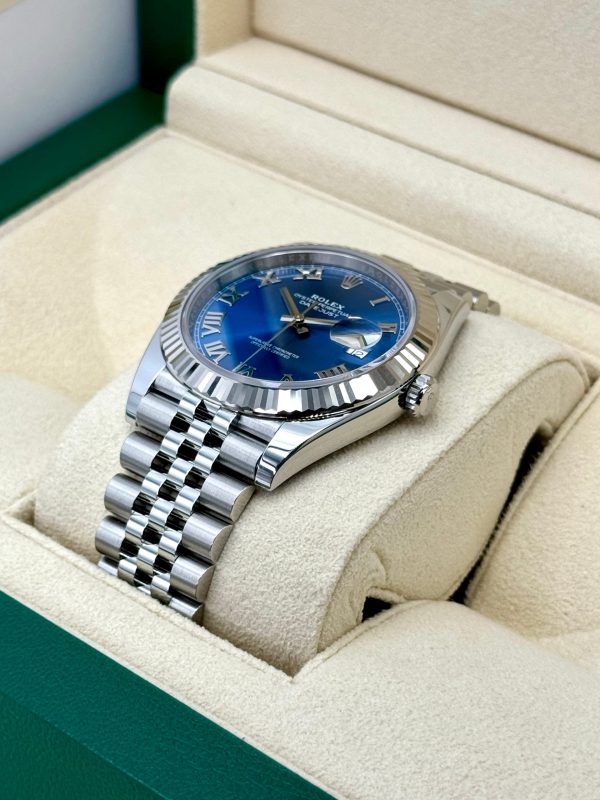 2024 Rolex Datejust 41mm 126334 Jubilee Blue Roman Numeral Dial (Unworn) for sale