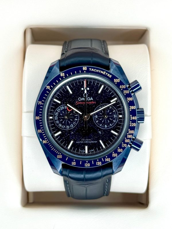 2024 Omega Speedmaster Moonphase 44.2mm 30493445203001 Blue Dial (Unworn) for sale