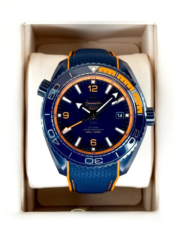 2020 Omega Seamaster Planet Ocean 45.5mm 215.92.46.22.03.001 Blue Dial for sale
