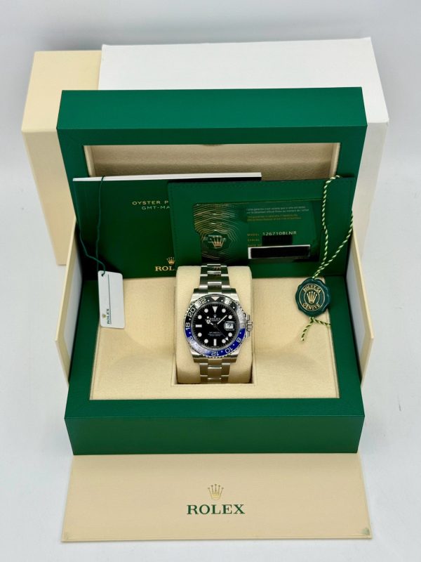2024 Rolex GMT-Master II “Batman” 40mm 126710BLNR Oyster for sale