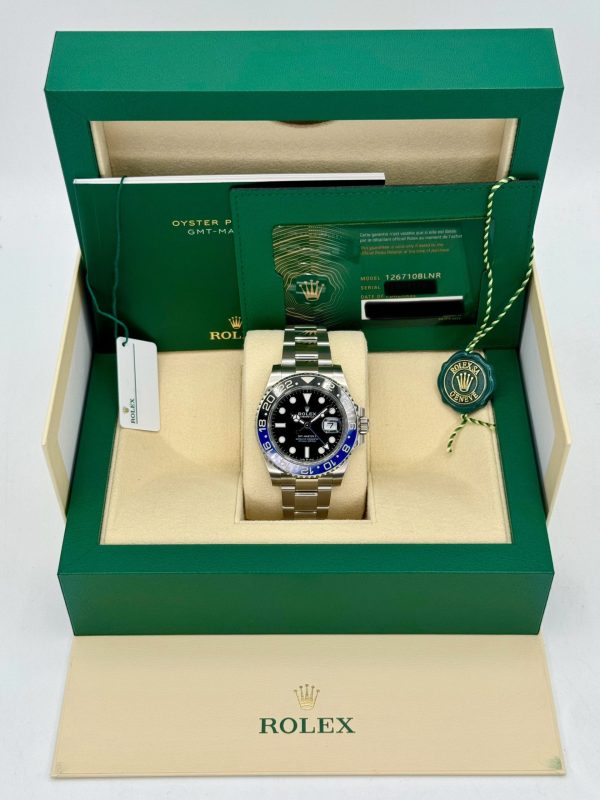 2024 Rolex GMT-Master II “Batman” 40mm 126710BLNR Oyster for sale