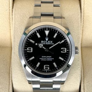 2020 Rolex Explorer 39mm 214270 Stainless Steel Black Dial for sale