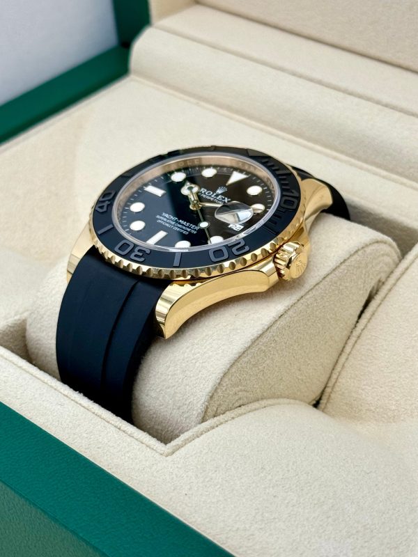 2024 Rolex Yacht-Master 42mm 226658 Gold Oysterflex Black Dial for sale