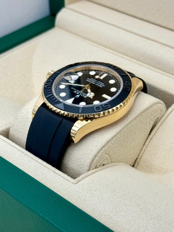 2024 Rolex Yacht-Master 42mm 226658 Gold Oysterflex Black Dial for sale