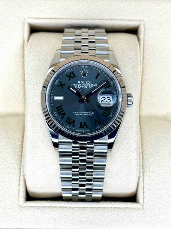 2021 Rolex Datejust 36mm 126234 Jubilee Wimbledon Dial for sale