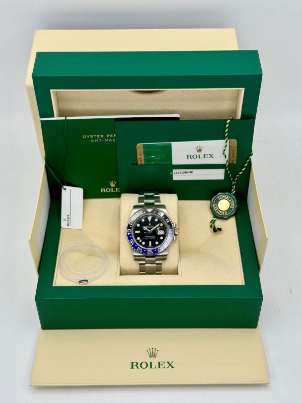 2016 Rolex GMT-Master II “Batman” 40mm 116710BLNR Oyster (No. 2 of 2) for sale