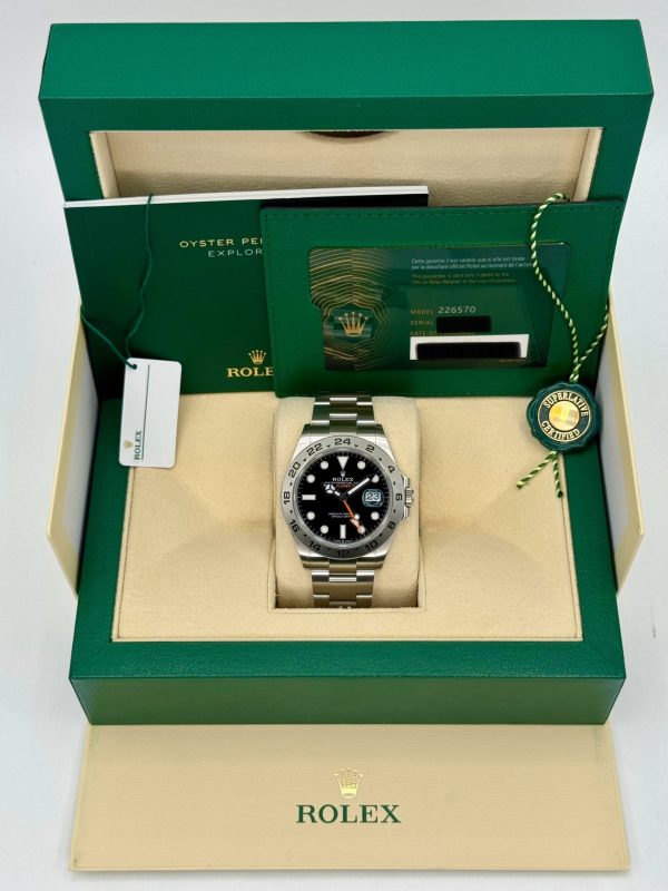 2024 Rolex Explorer II 42mm 226570 Black Dial for sale