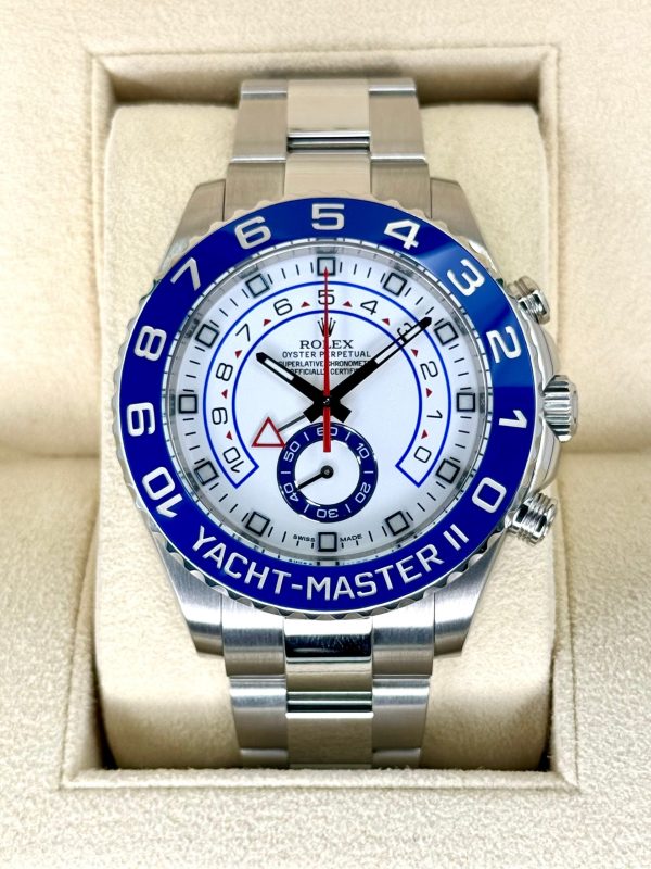 2013 Rolex Yacht-Master II 44mm 116680 Stainless Steel White Dial for sale