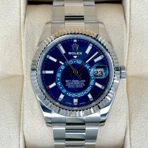 Sky-Dweller 42mm 326934 Stainless Steel Oyster Blue Dial for sale