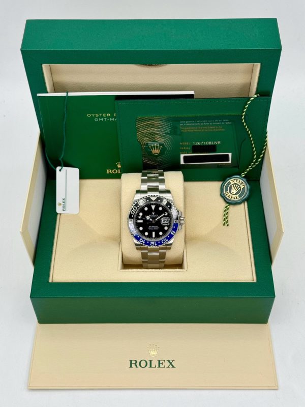 2023 Rolex GMT-Master II “Batman” 40mm 126710BLNR Oyster (No. 6 of 8) for sale