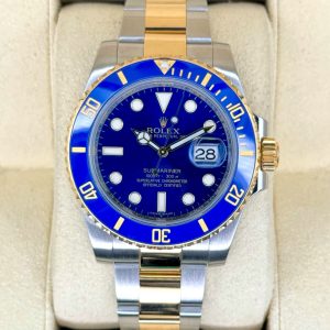 2016 Rolex Submariner “Bluesy” 40mm 116613LB Two-Tone Blue Dial (No. 2 of 2) for sale
