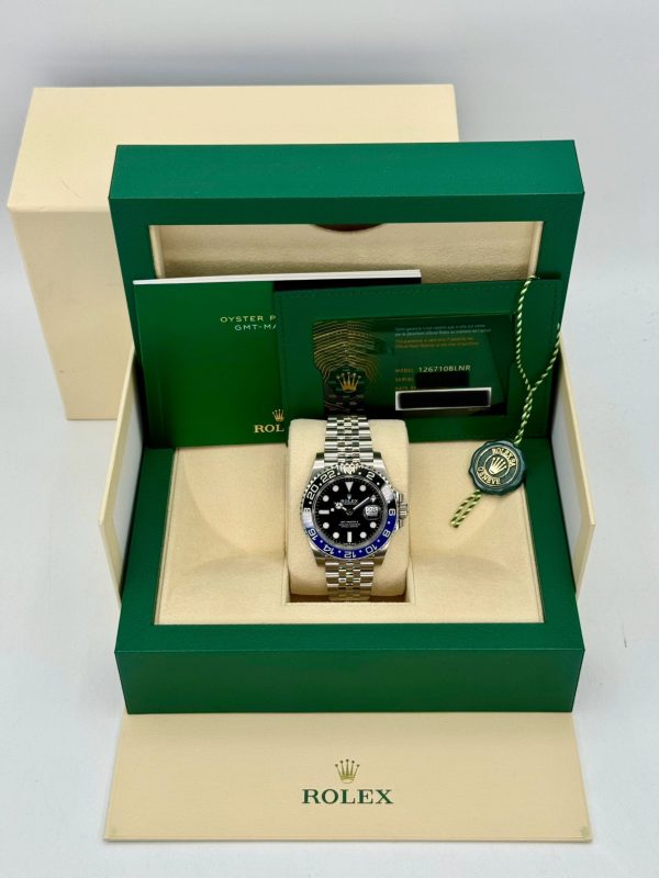 2023 Rolex GMT-Master II “Batgirl” 40mm 126710BLNR Jubilee Black Dial (No. 4 of 5) for sale