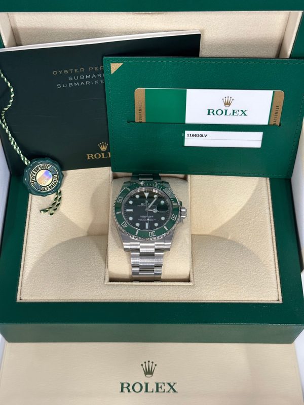 2020 Rolex Submariner “Hulk” 40mm 116610LV Green Dial (No. 1 of 2) for sale