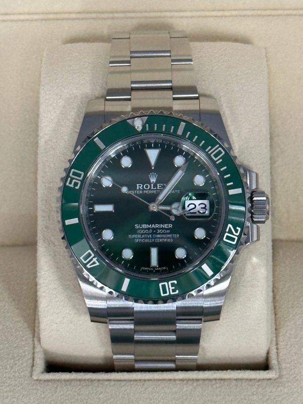 2020 Rolex Submariner “Hulk” 40mm 116610LV Green Dial (No. 1 of 2) for sale