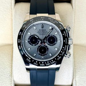 2022 Rolex Daytona 40mm 116519LN White Gold Silver Ghost Dial for sale