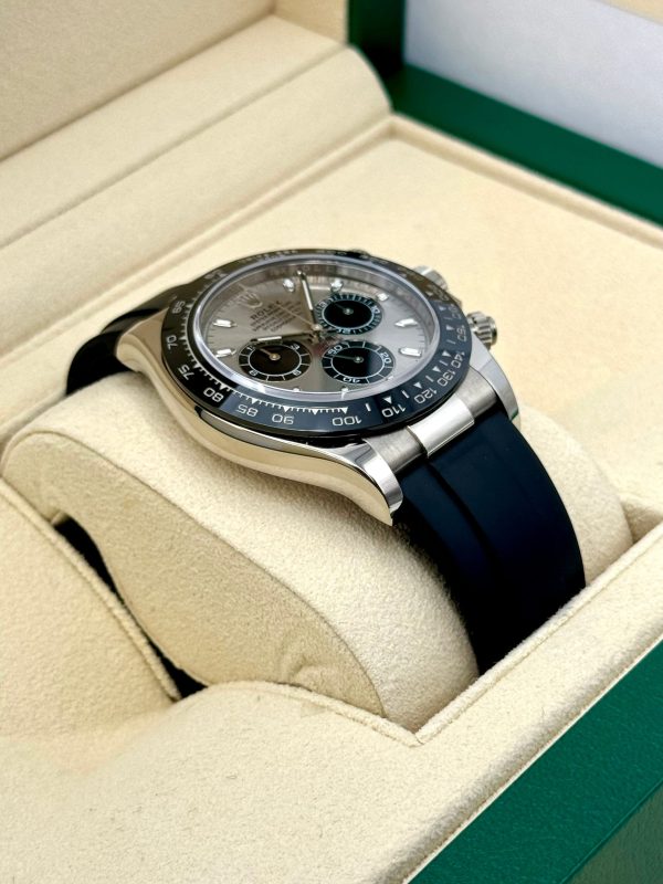2022 Rolex Daytona 40mm 116519LN White Gold Silver Ghost Dial for sale