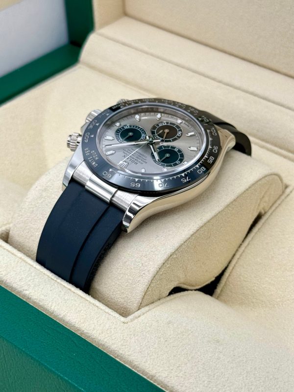 2022 Rolex Daytona 40mm 116519LN White Gold Silver Ghost Dial for sale