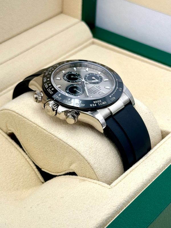 2022 Rolex Daytona 40mm 116519LN White Gold Silver Ghost Dial for sale
