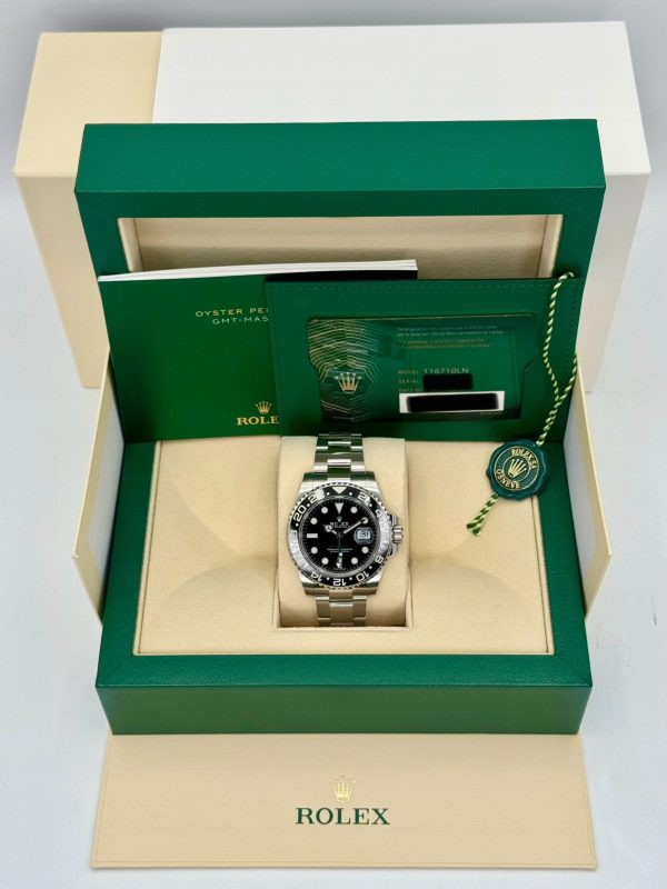 OLD STOCK 2020 Rolex GMT-Master II 40mm 116710LN Black Dial (Unworn) (No. 2 of 2) for sale
