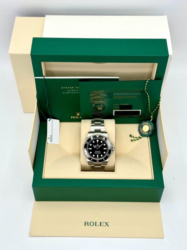 2022 Rolex Submariner 41mm 124060 Stainless Steel Black Dial for sale