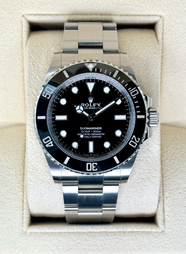 2022 Rolex Submariner 41mm 124060 Stainless Steel Black Dial for sale