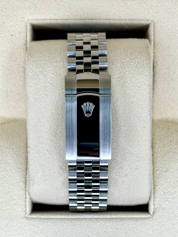 Rolex 2023 Datejust 41mm 126300 Stainless Steel Jubilee Rhodium Dial for sale