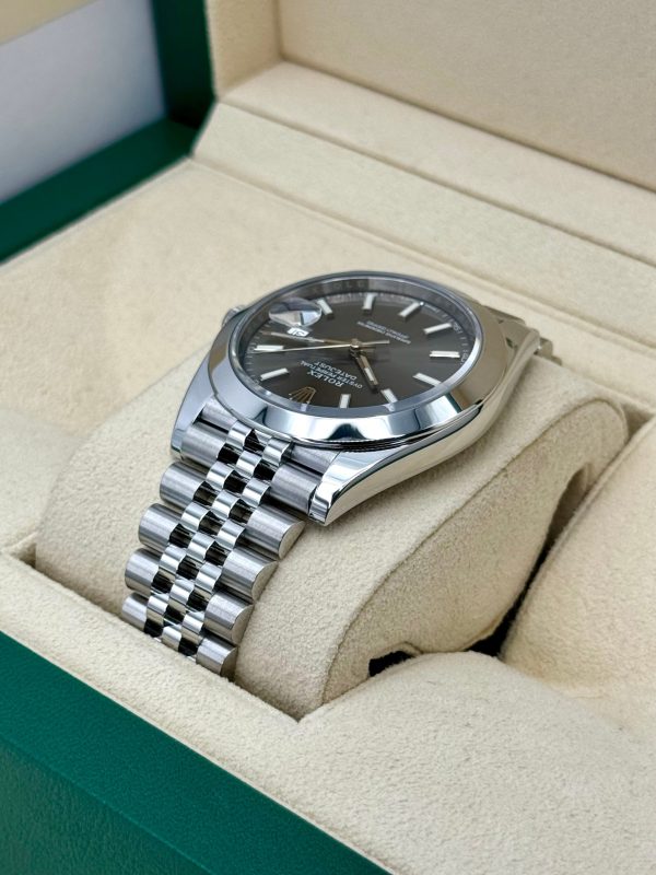 Rolex 2023 Datejust 41mm 126300 Stainless Steel Jubilee Rhodium Dial for sale