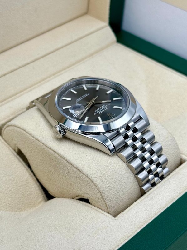 Rolex 2023 Datejust 41mm 126300 Stainless Steel Jubilee Rhodium Dial for sale