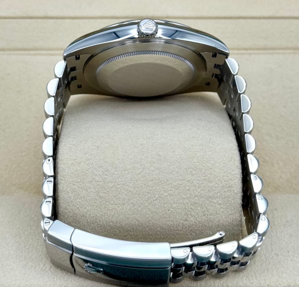 Rolex 2023 Datejust 41mm 126300 Stainless Steel Jubilee Rhodium Dial for sale
