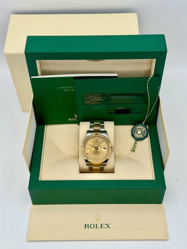 2024 Rolex Sky-Dweller 42mm 336933 Oyster Champagne Dial for sale
