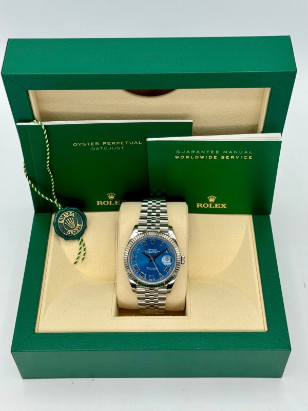 Rolex Datejust 41mm 126334 Stainless Steel Jubilee Blue Dial for sale