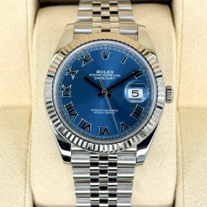 Rolex Datejust 41mm 126334 Stainless Steel Jubilee Blue Dial for sale
