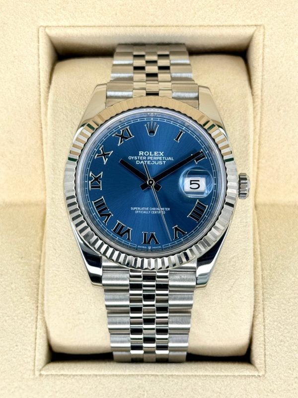 Rolex Datejust 41mm 126334 Stainless Steel Jubilee Blue Dial for sale