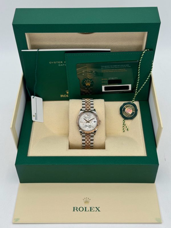 2024 Rolex Ladies Datejust 31mm 278271 Jubilee Floral Motif Dial (Unworn) (No. 2 of 2) for sale