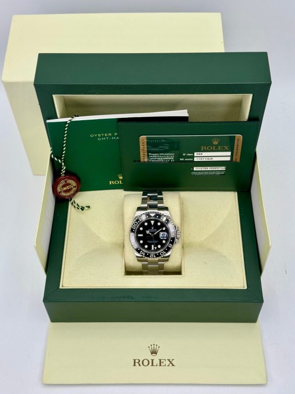 2011 Rolex GMT-Master II 40mm 116710LN Stainless Steel Black Dial (No. 2 of 2) for sale