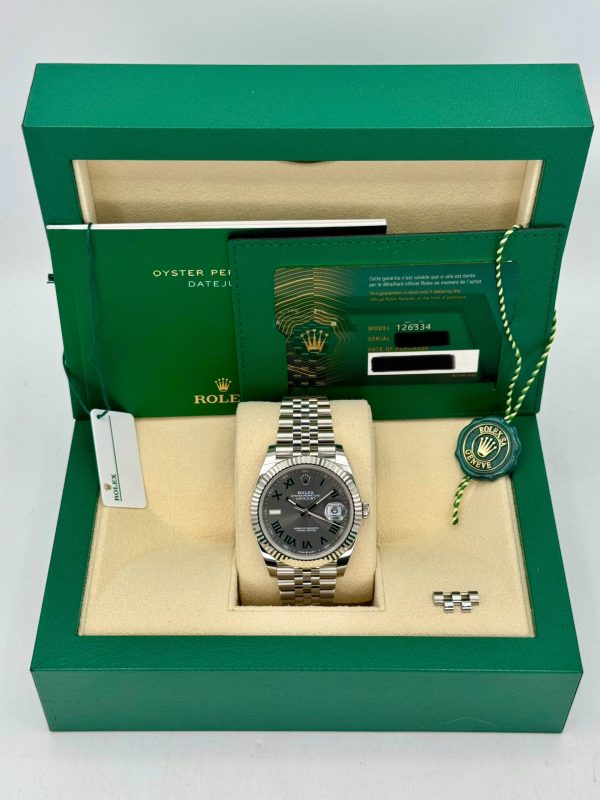 2024 Rolex Datejust 41mm 126334 Jubilee Wimbledon Dial (No. 2 of 2) for sale